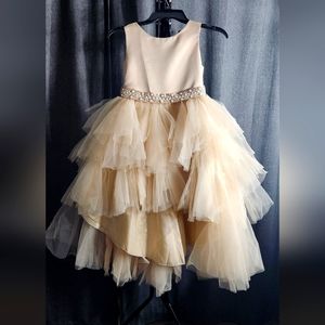 flower girl/ball gown/wedding guest girl's dress